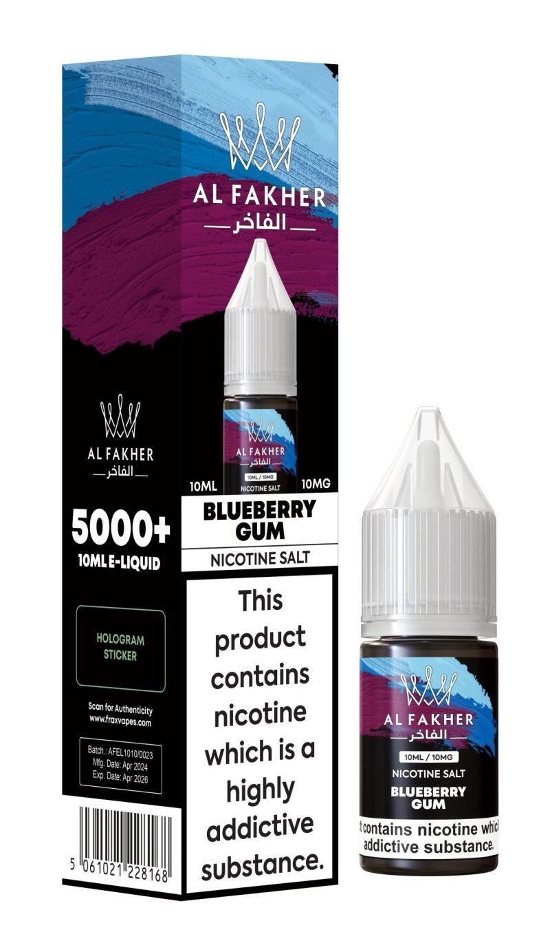 Al Fakher Nic Salt 10ml E-Liquid Box of 10 - Vapour VapeAl Fakher