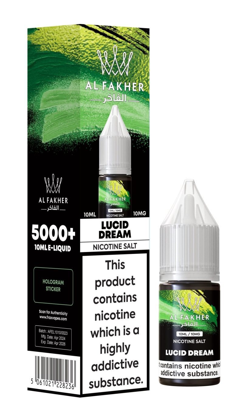 Al Fakher Nic Salt 10ml E-Liquid Box of 10 - Vapour VapeAl Fakher