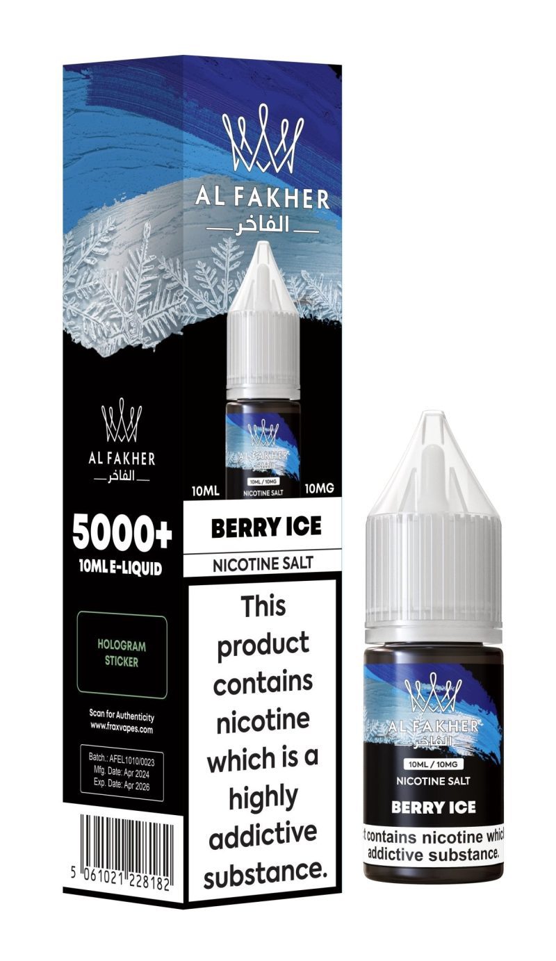 Al Fakher Nic Salt 10ml E-Liquid Box of 10 - Vapour VapeAl Fakher