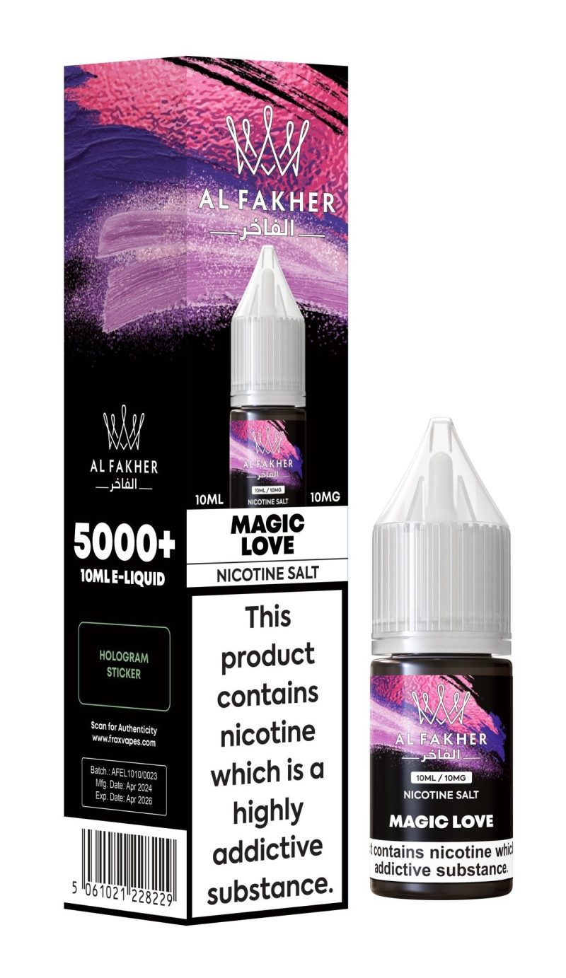 Al Fakher Nic Salt 10ml E-Liquid Box of 10 - Vapour VapeAl Fakher