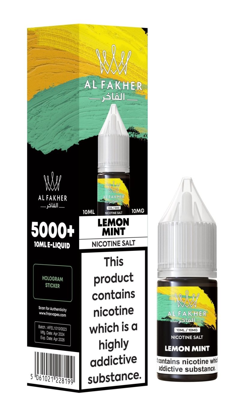 Al Fakher Nic Salt 10ml E-Liquid Box of 10 - Vapour VapeAl Fakher