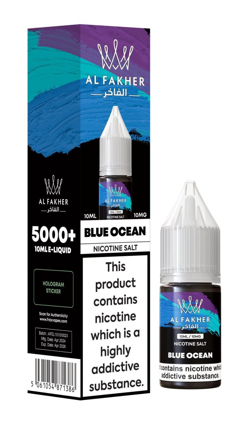 Al Fakher Nic Salt 10ml E-Liquid Box of 10 - Vapour VapeAl Fakher