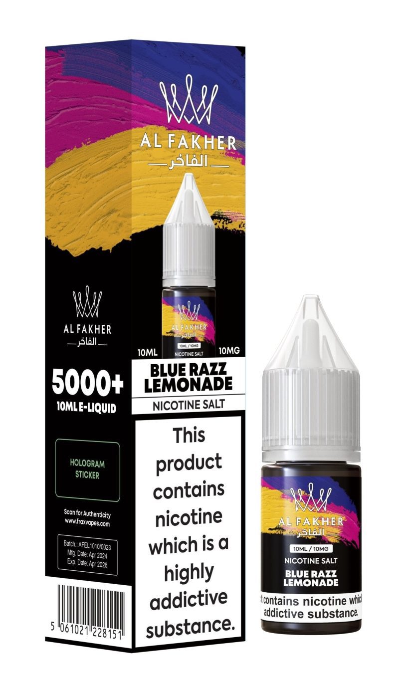 Al Fakher Nic Salt 10ml E-Liquid Box of 10 - Vapour VapeAl Fakher