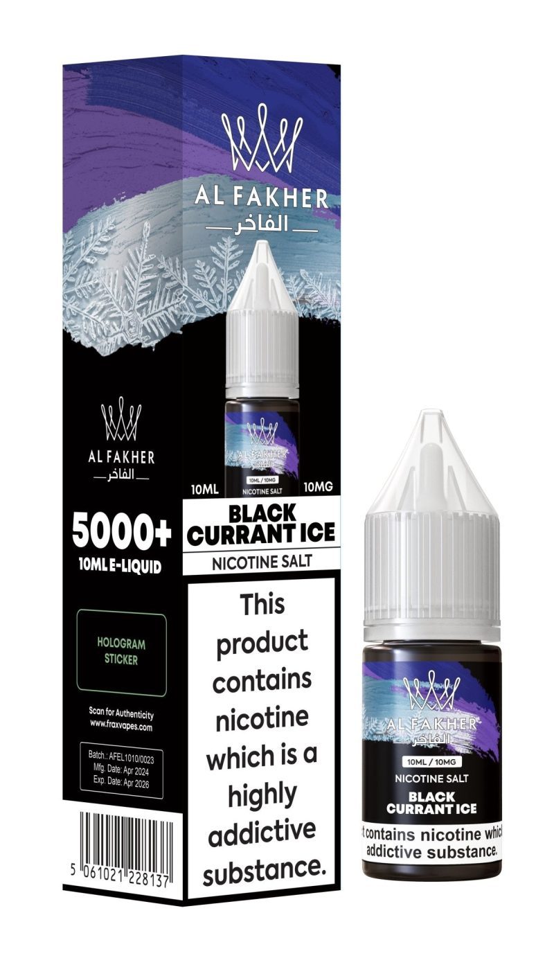 Al Fakher Nic Salt 10ml E-Liquid Box of 10 - Vapour VapeAl Fakher