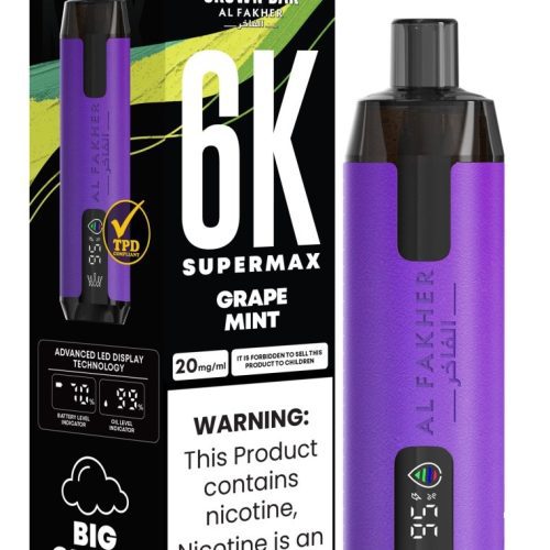 Al Fakher Supermax 6000 Disposable Vape - Vapour VapeAl Fakher