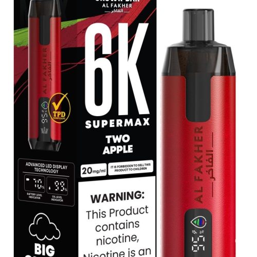 Al Fakher Supermax 6000 Disposable Vape - Vapour VapeAl Fakher