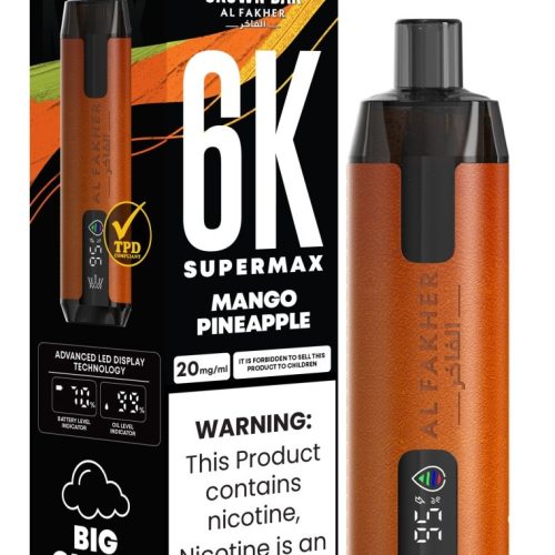 Al Fakher Supermax 6000 Disposable Vape - Vapour VapeAl Fakher