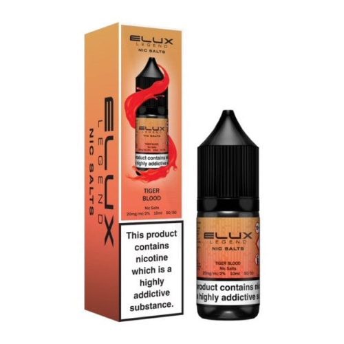 elux legend nic salts 10ml e liquids box of 10 292318