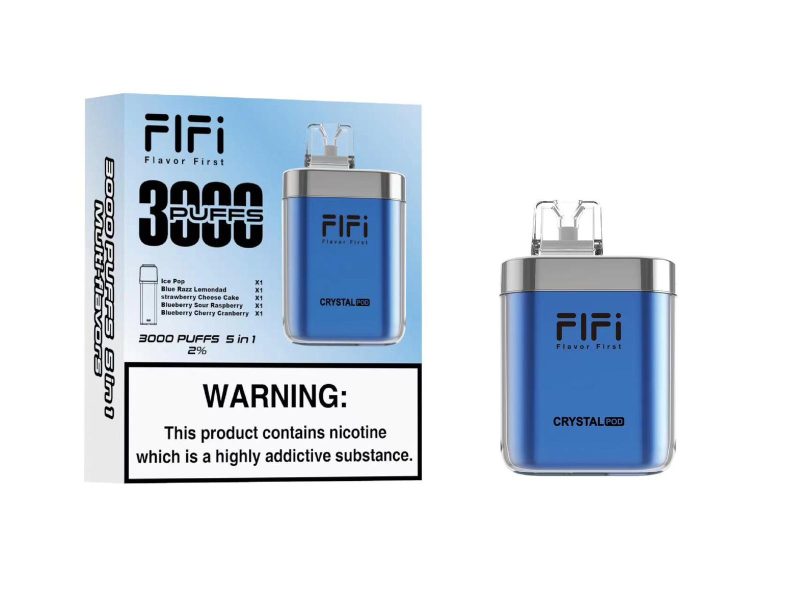 FiFi Crystal Pod 3000 Puffs Disposable Vape Pod 5 in 1 - Vapour VapeFiFi