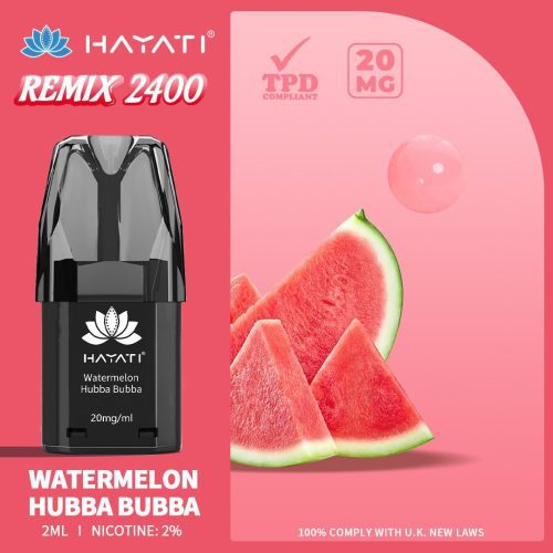 Hayati Remix 2400 Puffs Replacement Pods - Vapour VapeHayati