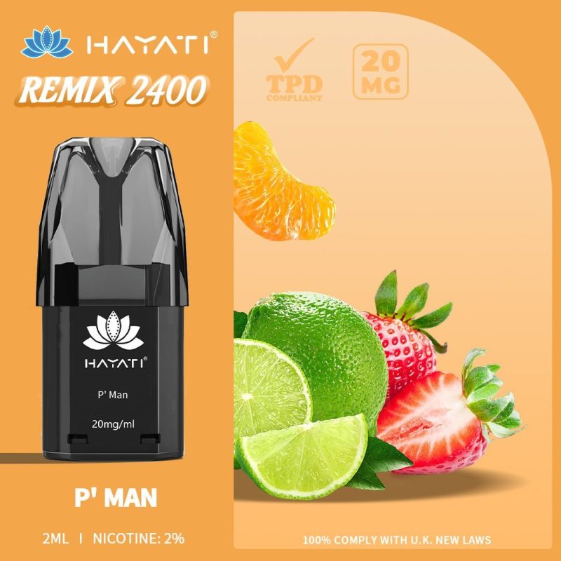 Hayati Remix 2400 Puffs Replacement Pods - Vapour VapeHayati