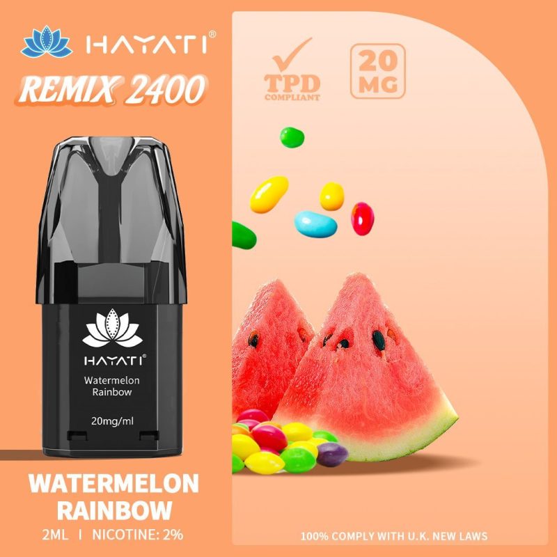 Hayati Remix 2400 Puffs Replacement Pods - Vapour VapeHayati