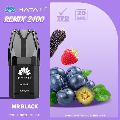 Hayati Remix 2400 Puffs Replacement Pods - Vapour VapeHayati