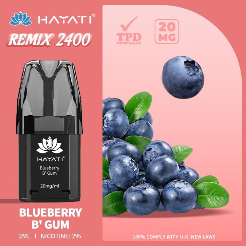 Hayati Remix 2400 Puffs Replacement Pods - Vapour VapeHayati