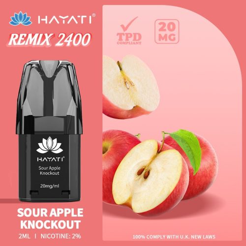 Hayati Remix 2400 Puffs Replacement Pods - Vapour VapeHayati