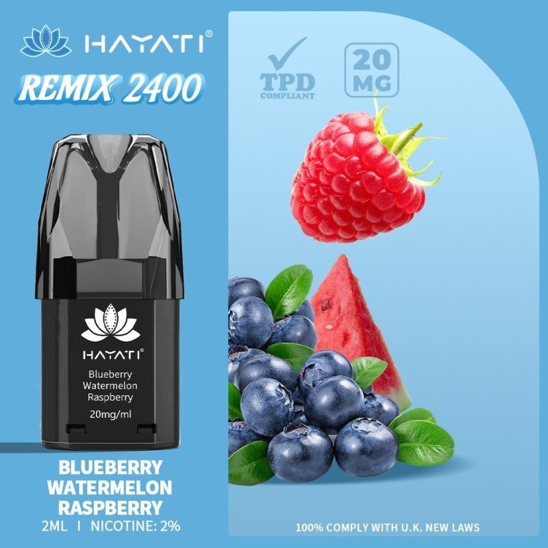 Hayati Remix 2400 Puffs Replacement Pods - Vapour VapeHayati