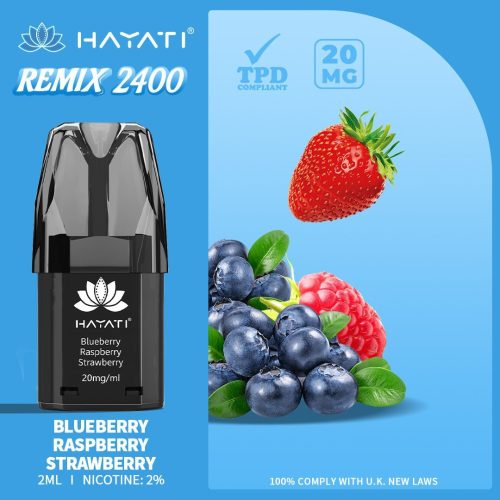 Hayati Remix 2400 Puffs Replacement Pods - Vapour VapeHayati