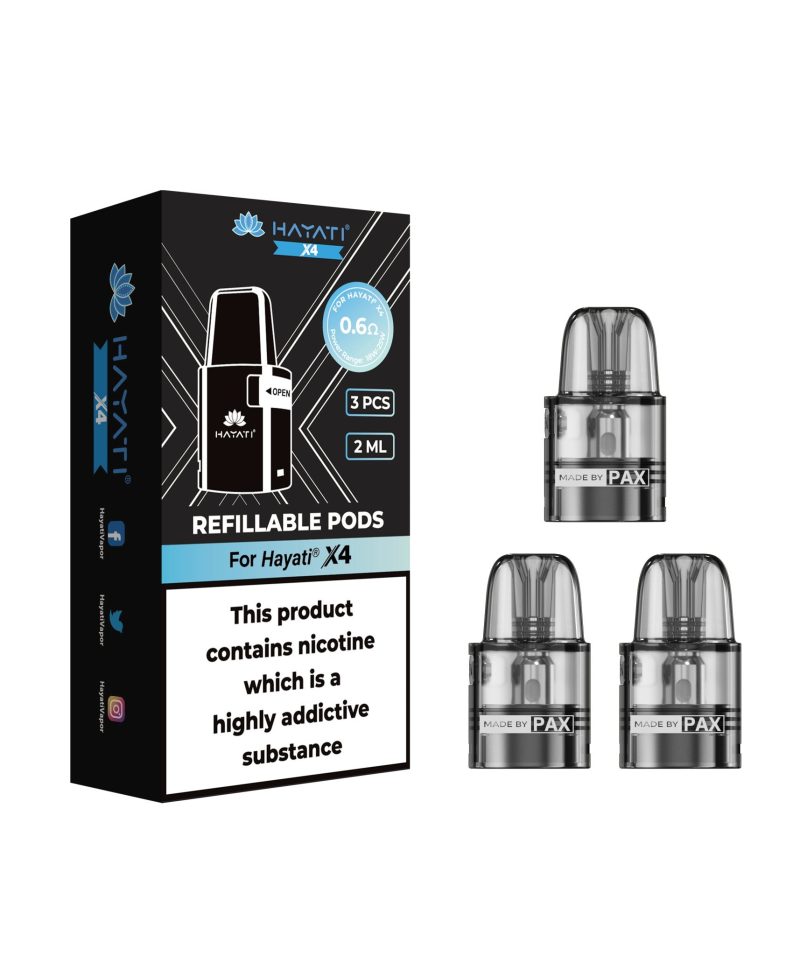 Hayati X4 Replacemement Cartridges Pods - Vapour VapeHayati