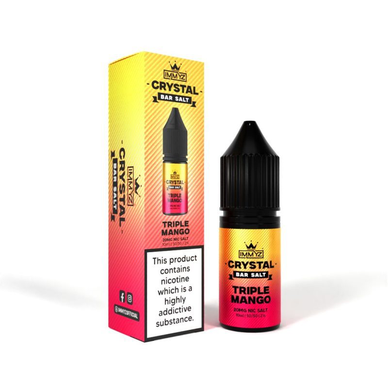 IMMYZ Crystal Bar Nic Salt 10ml E-liquid Pack of 10 - Vapour VapeIMMYZ