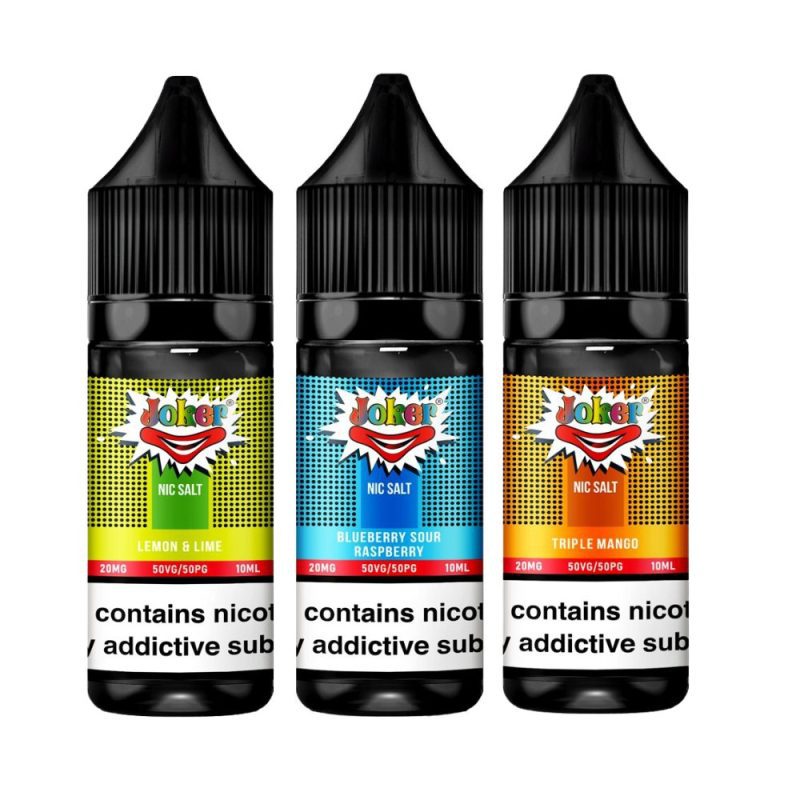 joker nic salt 10ml e liquids box of 10 826981