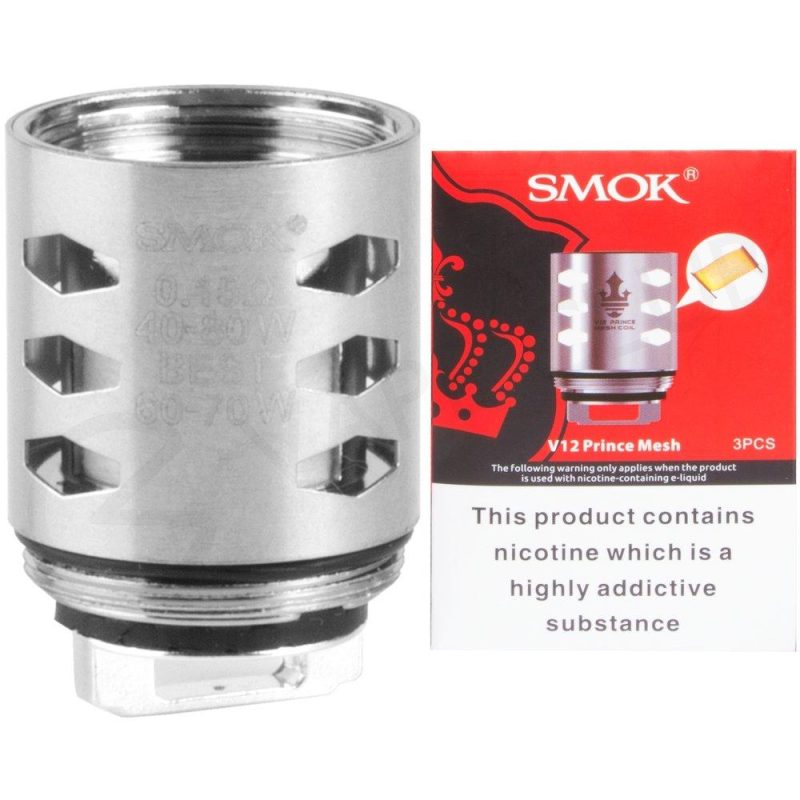 smok tfv12 prince mesh 015 ohm coils 409162