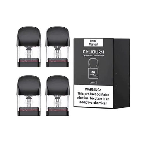 Uwell Caliburn G3 Replacement Pods - Pack of 4 - Vapour VapeUwell