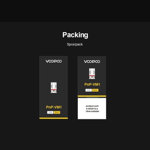 voopoo pnp replacement vape coils 552750