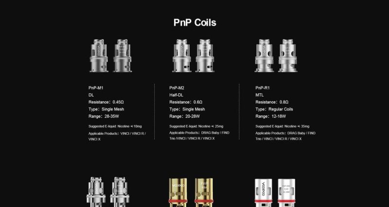 voopoo pnp replacement vape coils 969738